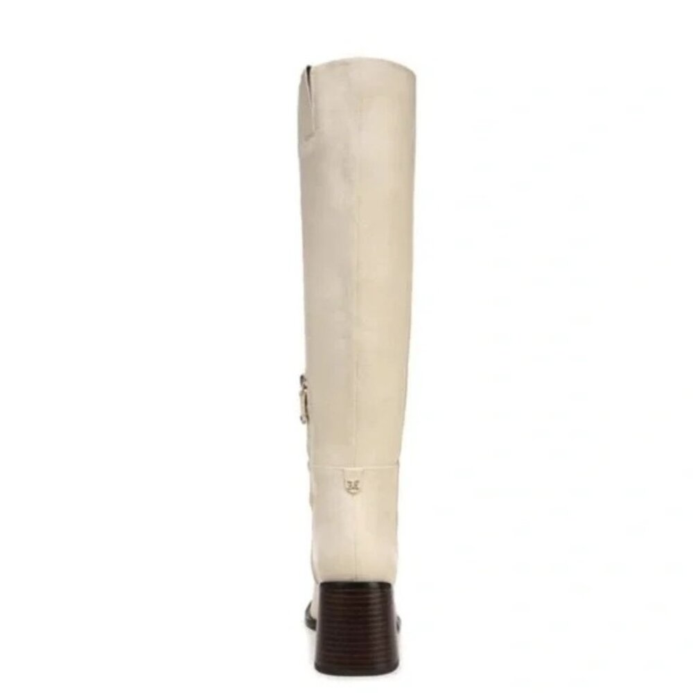 🆕SAM EDELMAN Wade Knee High Boot Ivory Off-White 8.5 - Picture 5 of 16
